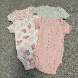 Set of 4 Carters onesies